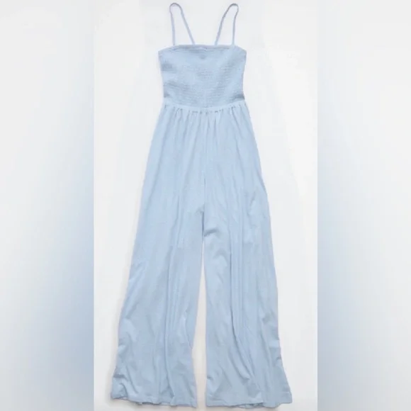 AMERICAN EAGLE Sunchaser Knit Babydoll Jumpsuit - Picture 3 of 5